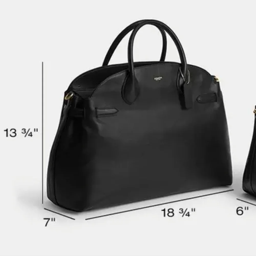 Coach Soft Empire Carryall Bag 48 NWT In Honey Brown - Picture 7 of 14